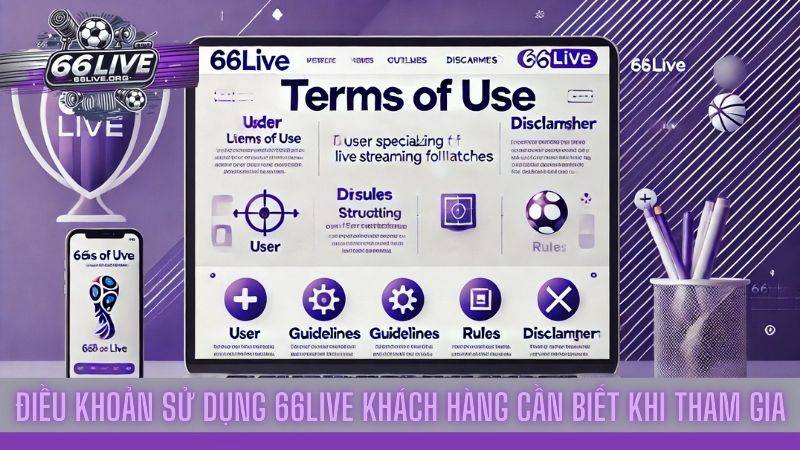 Điều khoản sử dụng 66Live khách hàng cần biết khi tham gia