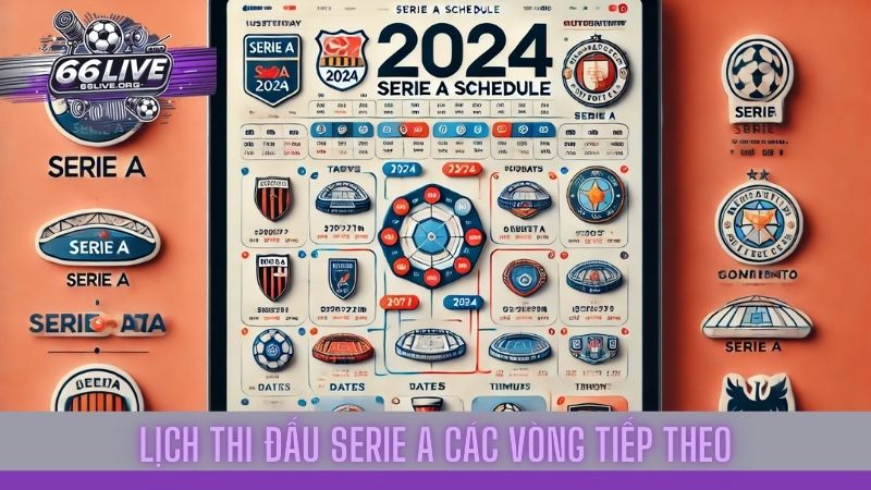 Lịch Thi Đấu Serie A Hôm Nay & Các Vòng Tiếp Theo