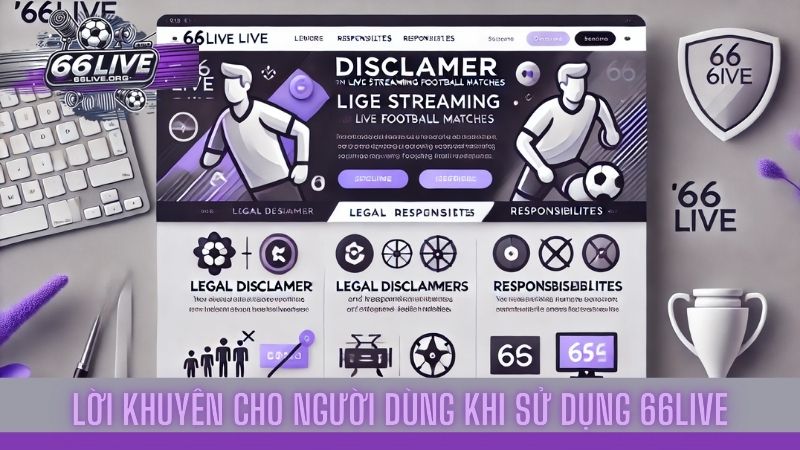 Miễn trừ trách nhiệm 66live thông tin quan trọng khi sử dụng