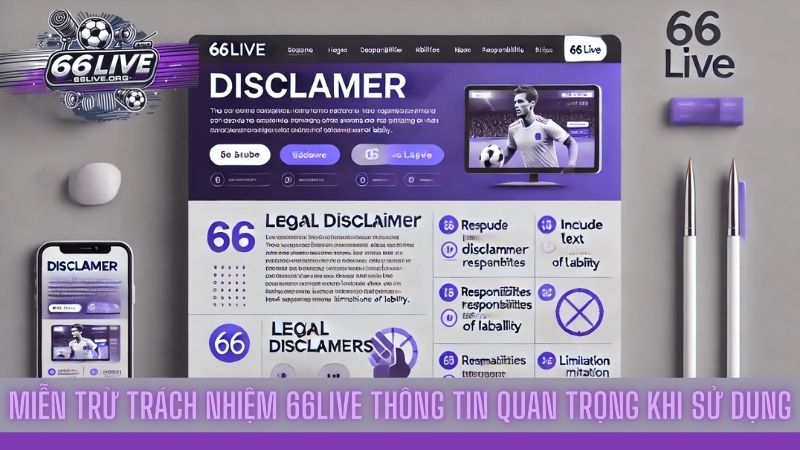 Miễn trừ trách nhiệm 66live thông tin quan trọng khi sử dụng