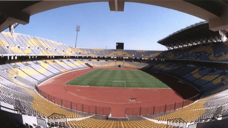 Bên trong của sân vận động Sân vận động Borg El Arab Stadium