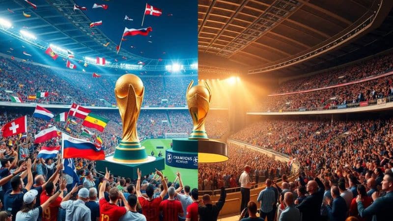 World Cup và UEFA Champions League khác nhau thế nào